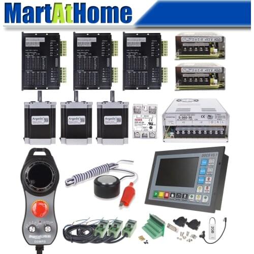 3 Axis / 4 Axis 2N.m CNC KIT Offline Control Support G-code with DDCS V3.1 for DIY CNC Router Mill Machine