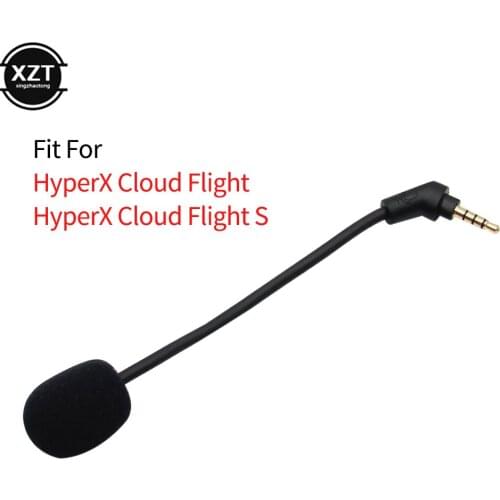 Replacement Game Mic 3.5mm Microphone for Kingston HyperX Cloud Flight Wireless Gaming Headset Earphone Headphone Mini Gooseneck