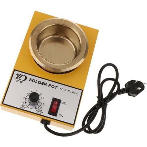 YD-31C Stainless Steel Solder Pot Soldering Desoldering Bath for Welding/Soldering 220V 100-580