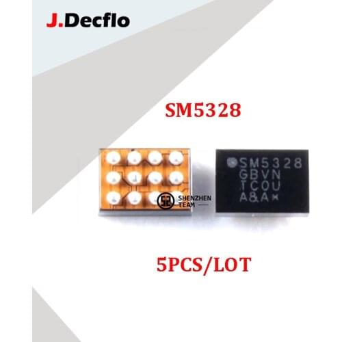 JDecflo 5Pcs/Lot IC SM5328 SM 5328 Display Light Control IC Charging Charger For Vivo Y93 A5 Note3 Note5 Note6 Original New 100