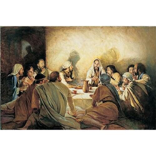 Big Size Last Supper Da Vinci Famous Oil Painting on Canvas Posters and Prints Scandinavia Art Wall Picture for Living Room