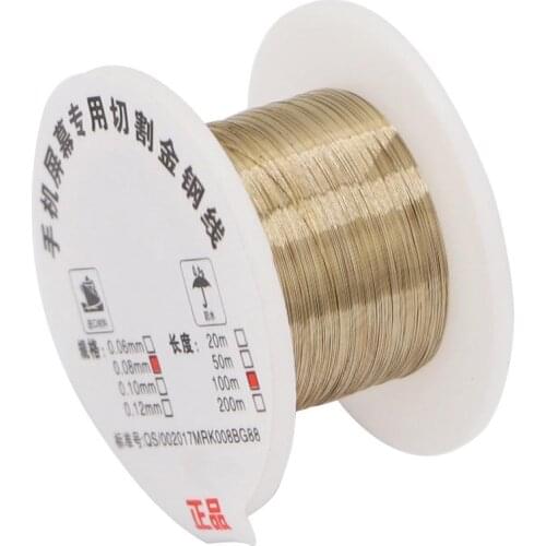 0.08mm Alloy Molybdenum Cutting Wire Line LCD Screen Separate Wire for iPhone iPad Samsung Repair Tools