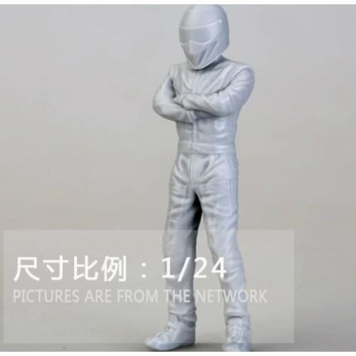 1/24 Racing driver, Resin Model Figure GK, Unassembled and unpainted kit