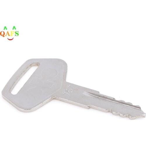 1pc Equipment Tractor Plant Key Excavator Loader Starter Replacement Stainless Steel 55mm