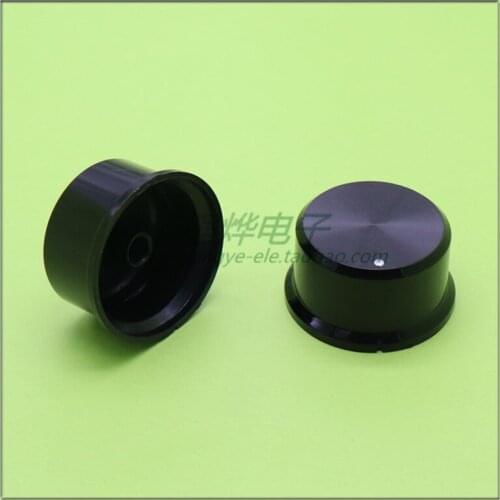 10 pieces 40*21MM black plastic knob potentiometer knob speed control knob Flower axis inner hole 6MM