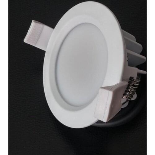 10pcs New-Tech IP65 8W Driverless Dimmable LED Ceiling Spot Lights AC220V Bathroom Shower Room LED Downlight Lamps