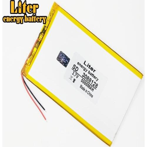 3088128 3.7 V lithium polymer battery 5000 mah DIY mobile emergency power charging treasure battery