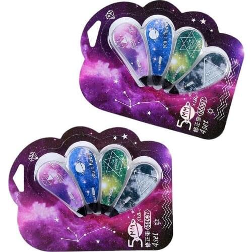4 PCS/Pack Lovely New Fantastic Starry Sky Correction Tape Promotional Gift Stationery Student Prize School Office Supply