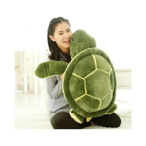 Large about 65cm green turtle plush toy soft throw pillow ,Christmas gift h915