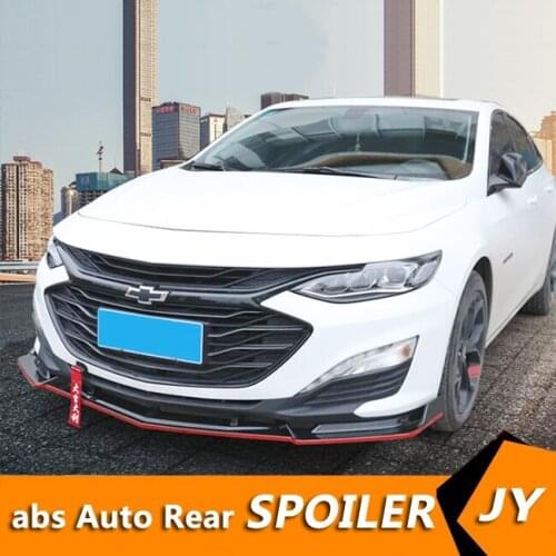For Malibu XL Rear spoiler ABS Rear front Bumper Diffuser Bumpers Protector For Malibu XL Body kit bumper rear lip rear spoiler
