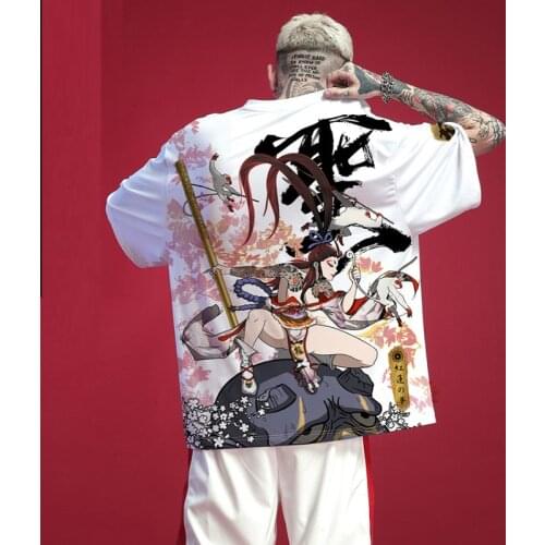 MenS T-Shirts 2021 New Summer Chinese Style Print Short Sleeve T Shirts Hip Hop Casual Tops Streetwear Oversized Tshirt FF3124