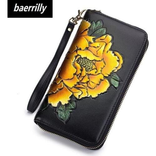 New Womens Wallet Genuine Leather Rfid 36 Card Holders Coin Purse Girl Female Clutch Bag Leather Ladies Purses Large Capacity