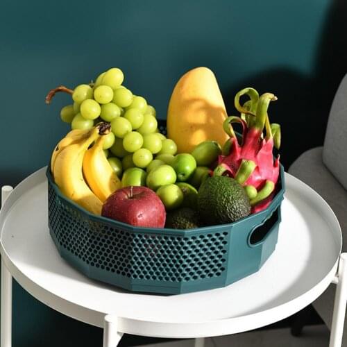 Storage Tray Space Saving Multi-purpose Solid Color Honeycomb Pattern 360 Degree Rotation Spice Jar Organizer Home Organization