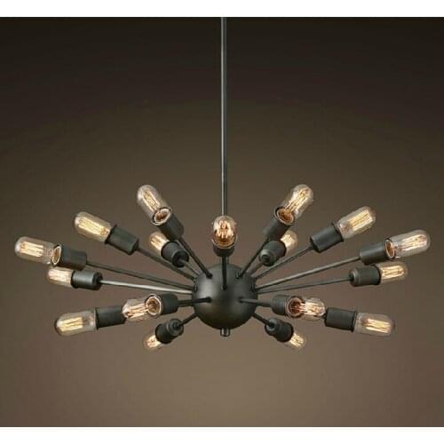 UFO spider chandelier industrial windRetro industry of modern American country iron bar designer Nordic GY295