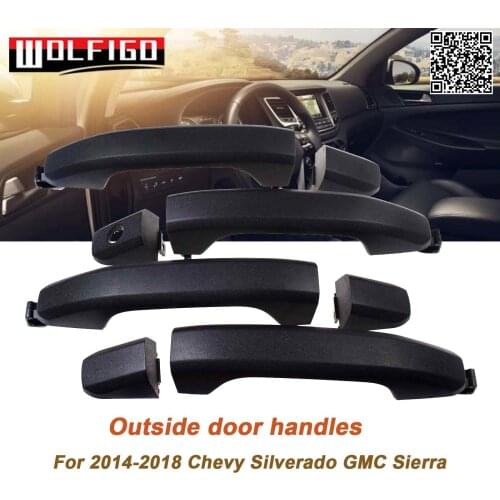 Exterior Outside Door Handles Front Rear Left Right For Chevy Silverado GMC Sierra 22923605 14-18 22929464,23236150,22923599