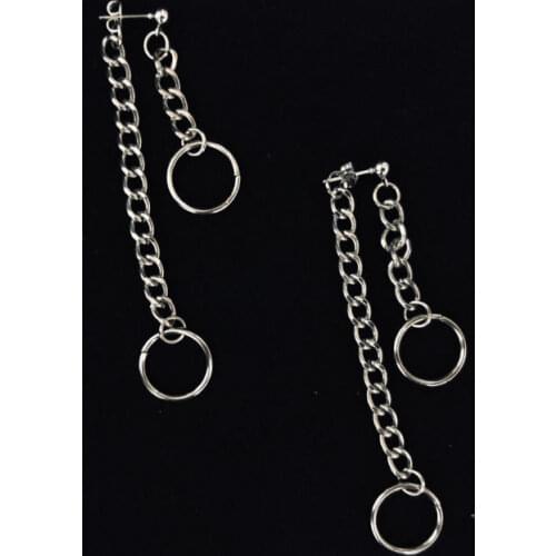 2021 New Punk Style Metal Chain Fringed Earrings for Woman Y2K Aesthetic Cool Girl Earrings Eardrop Jewelry Wholesale