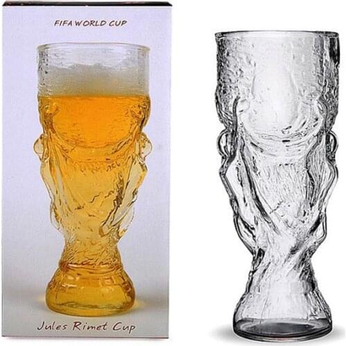 Novelty Beer Steins Glasses Crystal The Football Design Glass Wine Beer Cup 300ml