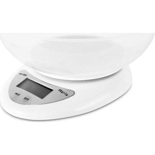 New 11LB / 5kg Precise Kitchen Digital LED Electronic Weight Removable With Scale Restaurant Tool Measurement Kitchen Bowl H4P0