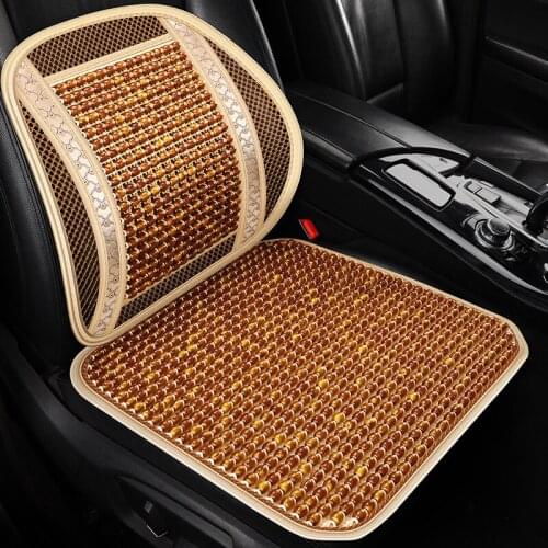 Resin Jade Universal Car Back Support Chair Massage Lumbar Support Waist Cushion Mesh Ventilate Cushion Pad For Car Office Home