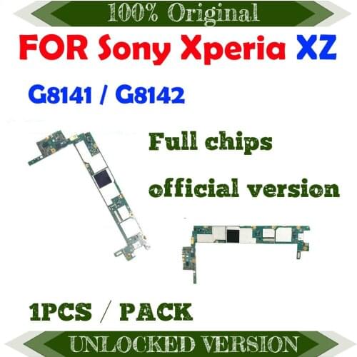 Full tested plate 100% Unlocked Mainboard for Sony Xperia XZ Premium G8141 G8142 motherboard with full chips