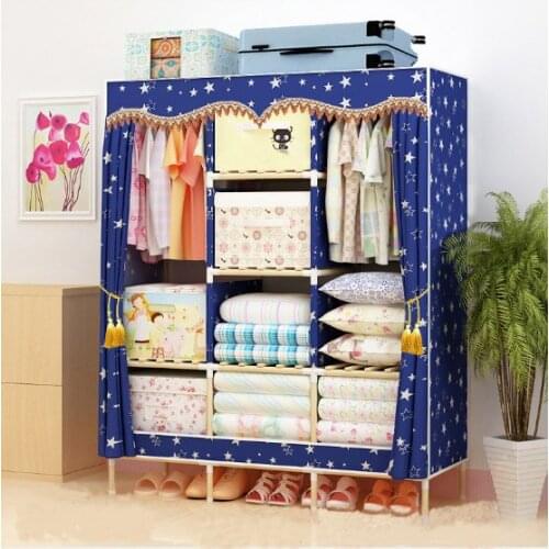 Latest wooden wardrobe length 130cm