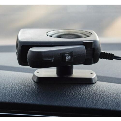 Handle of vehicle heater, car heater, cold and warm integrated defrosting and snow demister car defroster