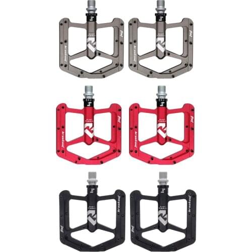Shanmashi Mountain Bike Pedals Non-Slip Bike Pedal Platform Bicycle Flat 3 Bearings for Road MTB Bike