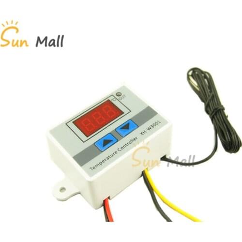 XH-W3001 10A Digital Temperature Controller Module 12V, 24V, 220V thermal Smart Thermocouple thermostat with LCD display