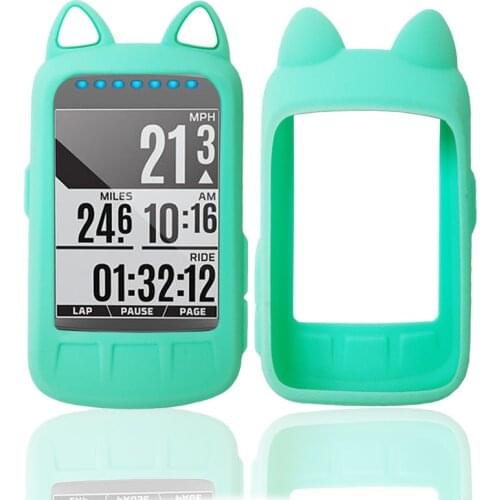 Generic Silicone Skin Protective Case & Screen Protector for Wahoo Elemnt Bolt GPS Cartoon Bike Computer Case wahoo elemnt bolt