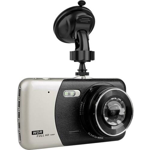 HD 1080P Car DVR Dash Camera 4" Cycle Recording Night Vision Motion Detection 170 Degree Wide Angle Cam Video Recorder 12V