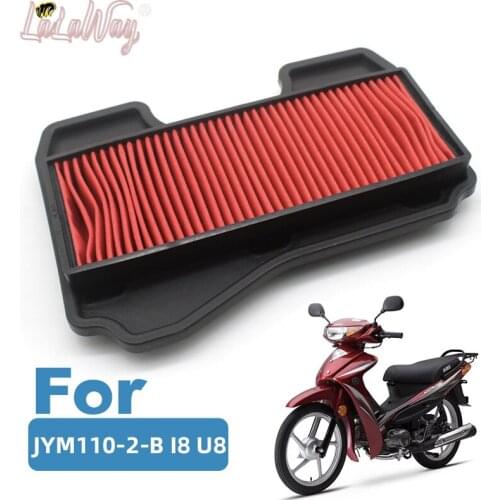 Scooter Motorcycle Air Filter Motor Bike Intake Cleaner For Yamaha Curved Beam JYM110-2-B I8 U8