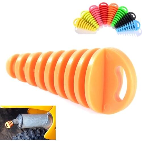 Motorcycle exhaust plug tail pipe off-road silencer Wash Plug Pipe Protector For Kawasaki Yamaha KTM BMW Honda Dirt bike