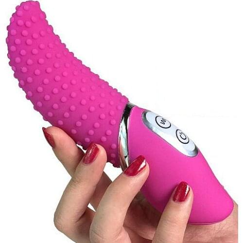 Adult Silicone Tongue G Spot Clit Pussy Massager Grains Vibrator Masturbator japan sex girl Erotic Oral sex toys for women