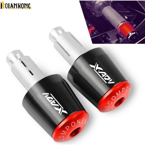 XADV LOGO Motorcycle scooter Handlebar Hand Grips Handle Bar End Cap Cover For Honda X-ADV 390 750 1000 2017 2018 2019 XADV750