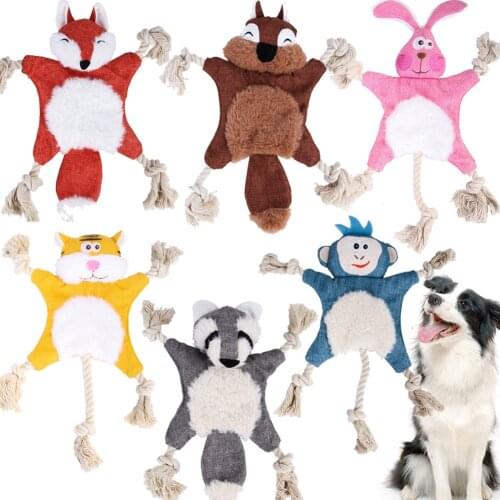1pc Cute Animals Plush Dog Toys Funny Squeaky Pet Puppy Chew Bite Interactive Toy Pets Dogs Sounding Accessories Supplies