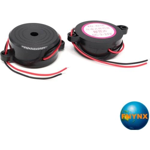 20PCS 4218 Active Piezoelectric Alarm High Decibel Buzzer 42 * 18mm 3-24V
