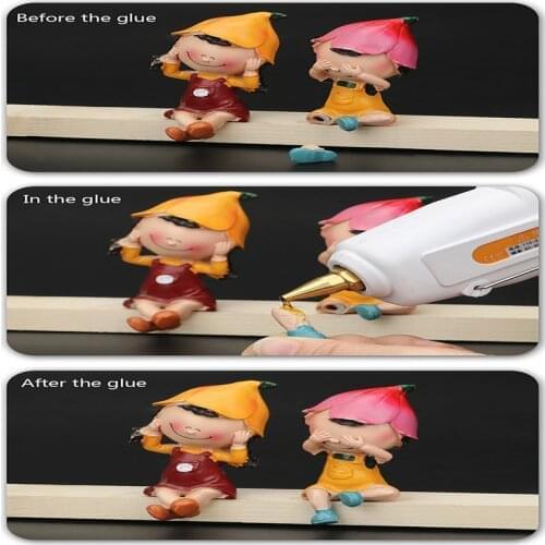 20 Pcs / set 7mm Hot Melt Glue Stick for Heat Pistol Glue 7x100mm High Viscosity Glue Glue Stick Repair Tool Kit DIY Hand Tool 1