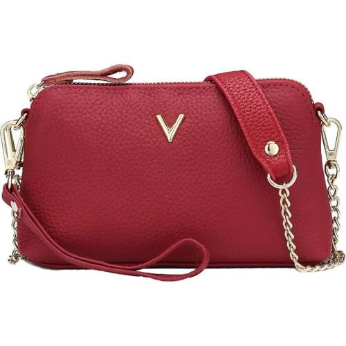 2019 Female Small Shoulder Bag Crossbody Bag Women Handy Bag Real Genuine Leather Luxury Brand ady Simple Style feminina Lady