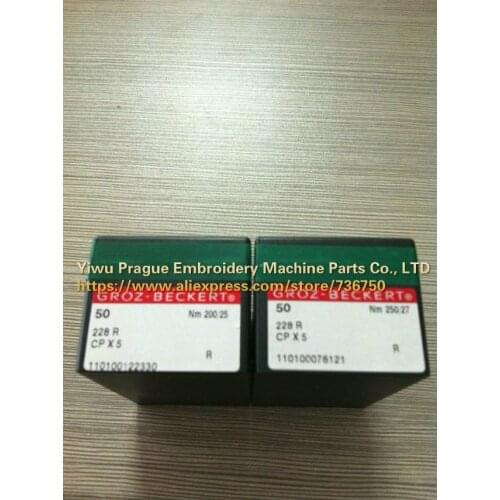 50 pieces Genuine Groz Beckert GB sewing needles 228 R CPX5 CP X 5 Nm 160/23 200/25 250/27 offered by Yiwu Prague store 736750