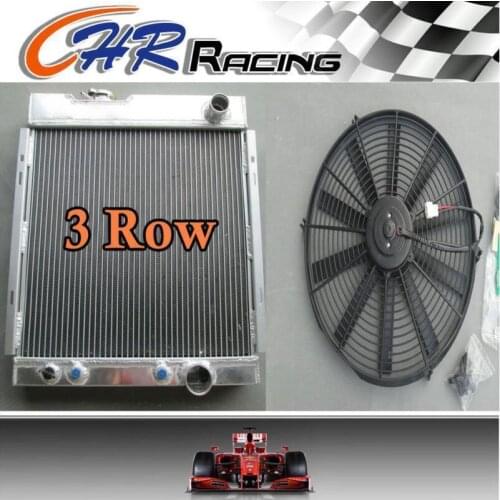 Aluminum Radiator +14 inch fan for Ford MUSTANG V8 289 302 WINDSOR 1964 1965 1966