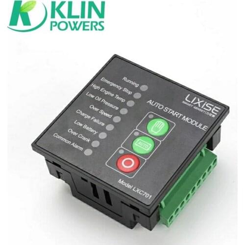 LXC701 Lixise Controller Engine Auto Start Control Unit Diesel Power Generator Module Completely Replaced Dse501k