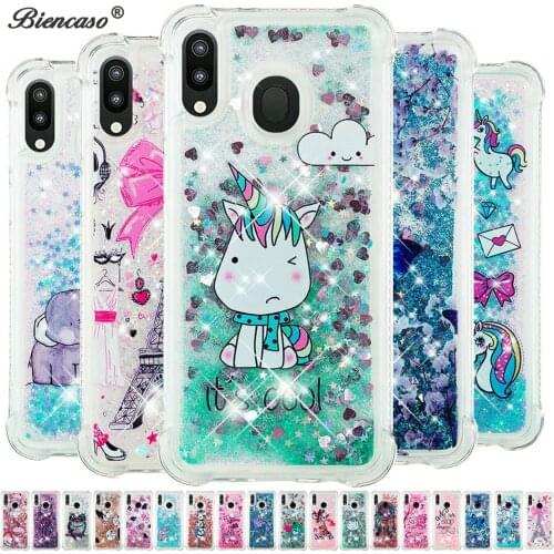 Glitter Sequin Liquid Case For Samsung Galaxy M10 A10 S20 S10E S10 S9 J4 J6 Plus A7 2018 A750 J400 J600 Note 9 Quicksand Cover