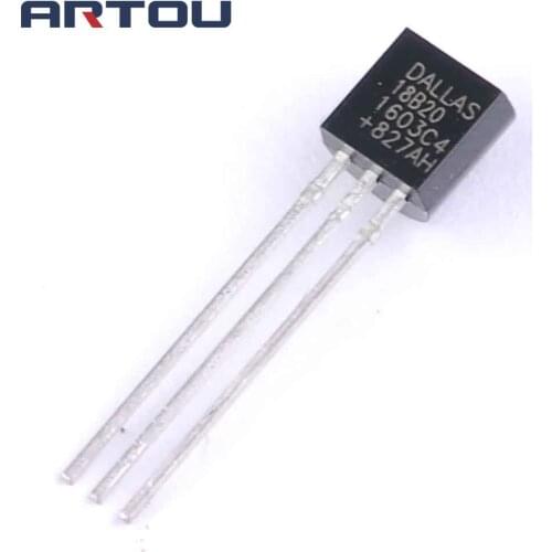 5PCS DS18B20 Temperature Sensor DS18B20 18b20 Microcontroller 18b20 Temperature Acquisition