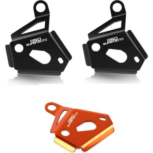 For 950 SUPERMOTO 2005 2006 2007 super moto Motorcycle Heel Protective Cover Guard Right Rear Brake Reservoir Pump Protector