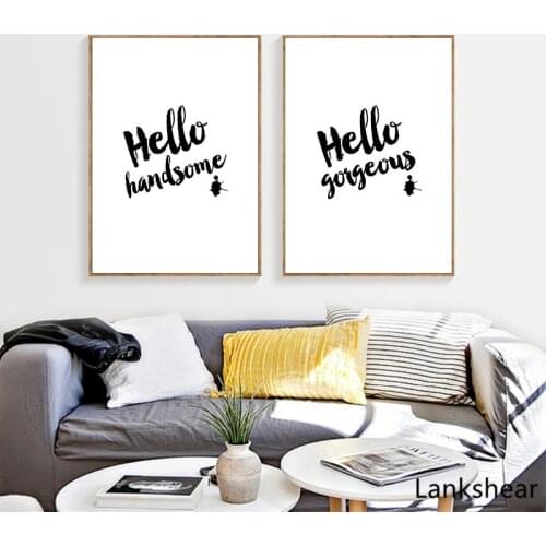 Home Decor Canvas Painting Quote Wall Decor Picture Poster And Print Black White Study Room Wall Art Poster Canvas Print Artwork