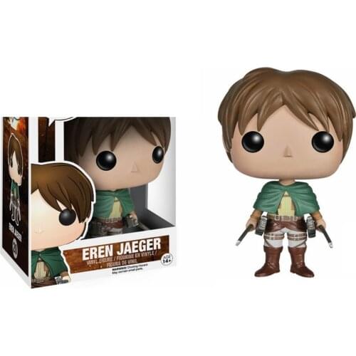 NEWest Anime Action Figures Attack On Titan Series Eren Jaeger #20 Vinyl Figure Model Collection Toys For Children Gifts