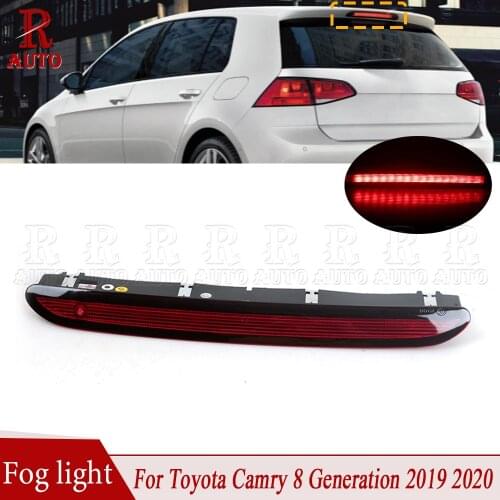 R-AUTO 1Pcs Rear High Mounted 3rd Brake Light Third Stop Brake Lamp For Volkswagen Golf 6 Golf 7 Mk6 Polo Hatchback 6R 2011-2017