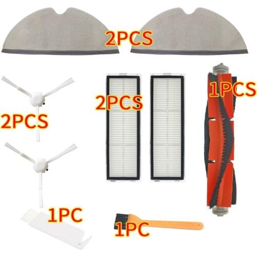 HEPA Filter Main Brush Side Brush for Xiaomi Mijia 1C STYTJ01ZHM Robot Vacuum cleaner parts Mop Cloth Cleaning Tool