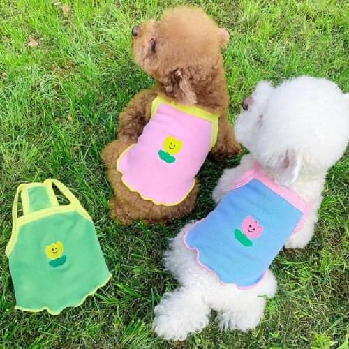 Puppy Dog Vest Skirt Summer Cat Dog Clothes Chihuahua Miniature Pinscher Pomeranian Poodle Bichon Schnauzer Clothing Pet Costume
