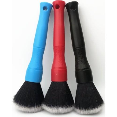 Lucullan 16CM Portable Cleaning Brush Ultra Soft Hair Detailing Tools For Interior Panel Dashboard Air Condition
